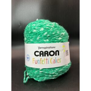 Caron Funfetti Cakes Yarn -- AQUA/TEAL